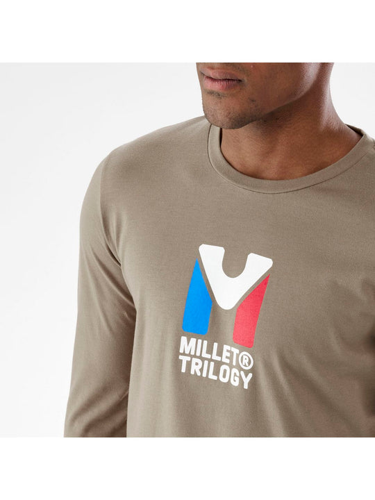 Koszulka MILLET M CHAMONIX TRI TS LS brązowa
