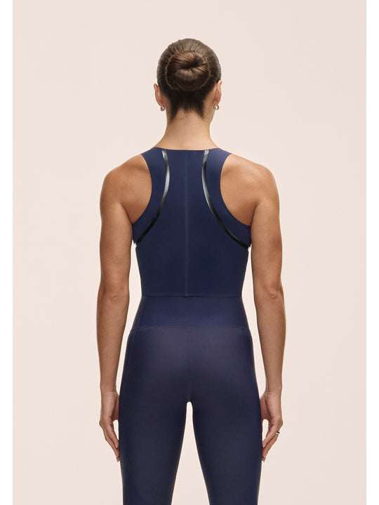 Top damski treningowy Casall Sculpture Top niebieski
