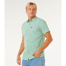 Koszula męska RIP CURL Vaporcool Aerotech S/S Shirt zielona
