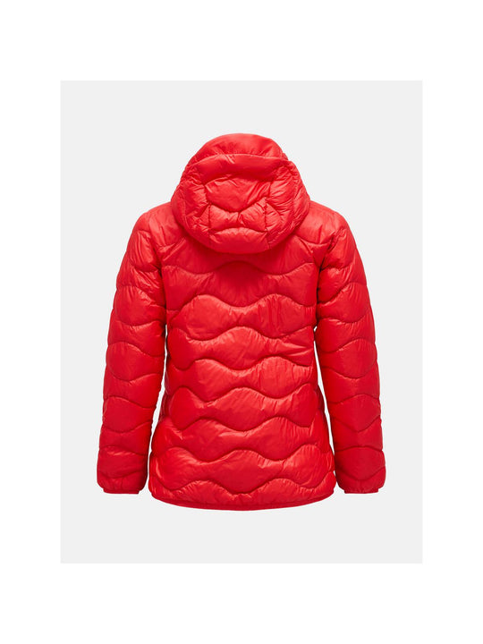 Kurtka puchowa damska PEAK PERFORMANCE Helium Down Hood Jacket Women czerwony
