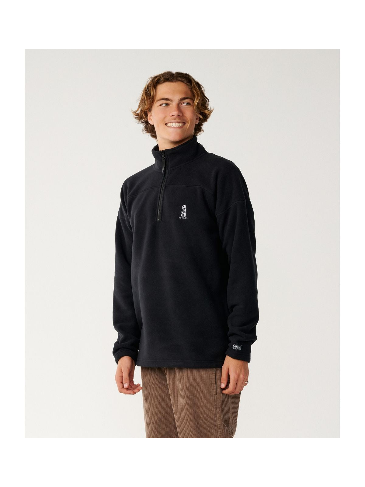 Polar męski RIP CURL S-Series Polar męskitec Crew czarny