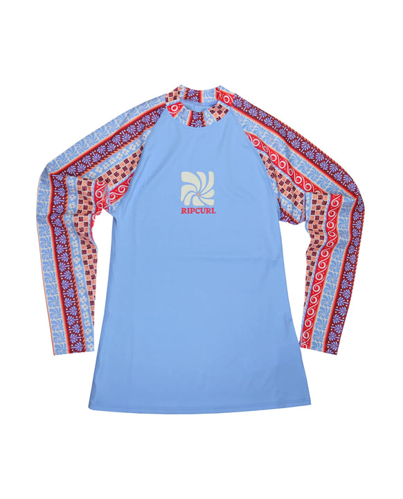 Lycra damska RIP CURL Coastal Instinct Upf Ls Rv niebieska
