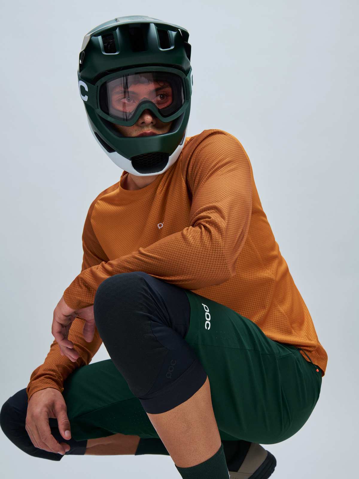 Kask rowerowy POC Otocon Race MIPS zielono biały