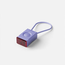 Lampka rowerowa BOOKMAN Block Light Rear 18lm lawendowy
