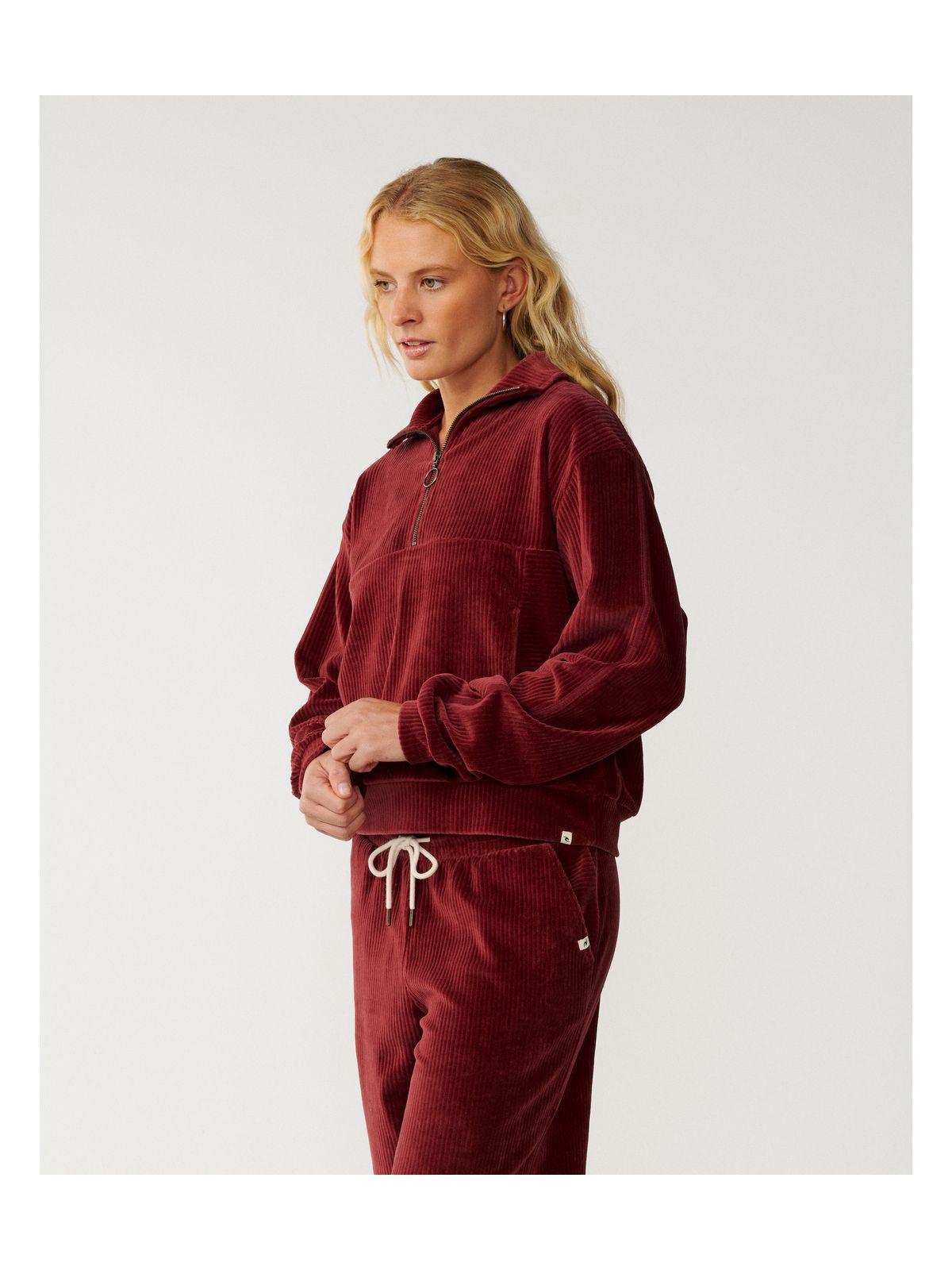 Polar damski RIP CURL Cosy 3/4 Zip fioletowy
