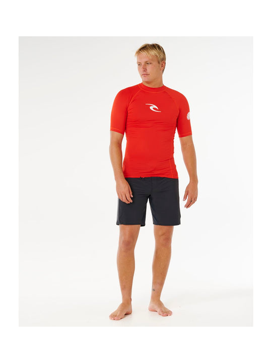 Lycra męska RIP CURL Waves Upf Perf S/S czerwona
