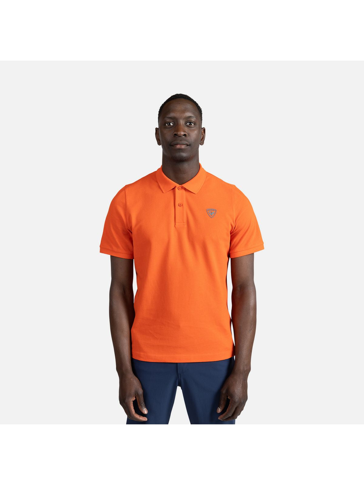 Męska koszulka polo ROSSIGNOL Traye Polo złoty - Koszulka - Adventure Sports