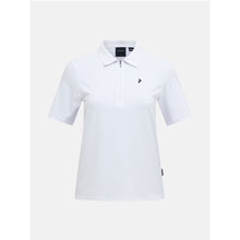 Koszulka PEAK PERFORMANCE W Comfort Zip Polo biały - Adventure Sports
