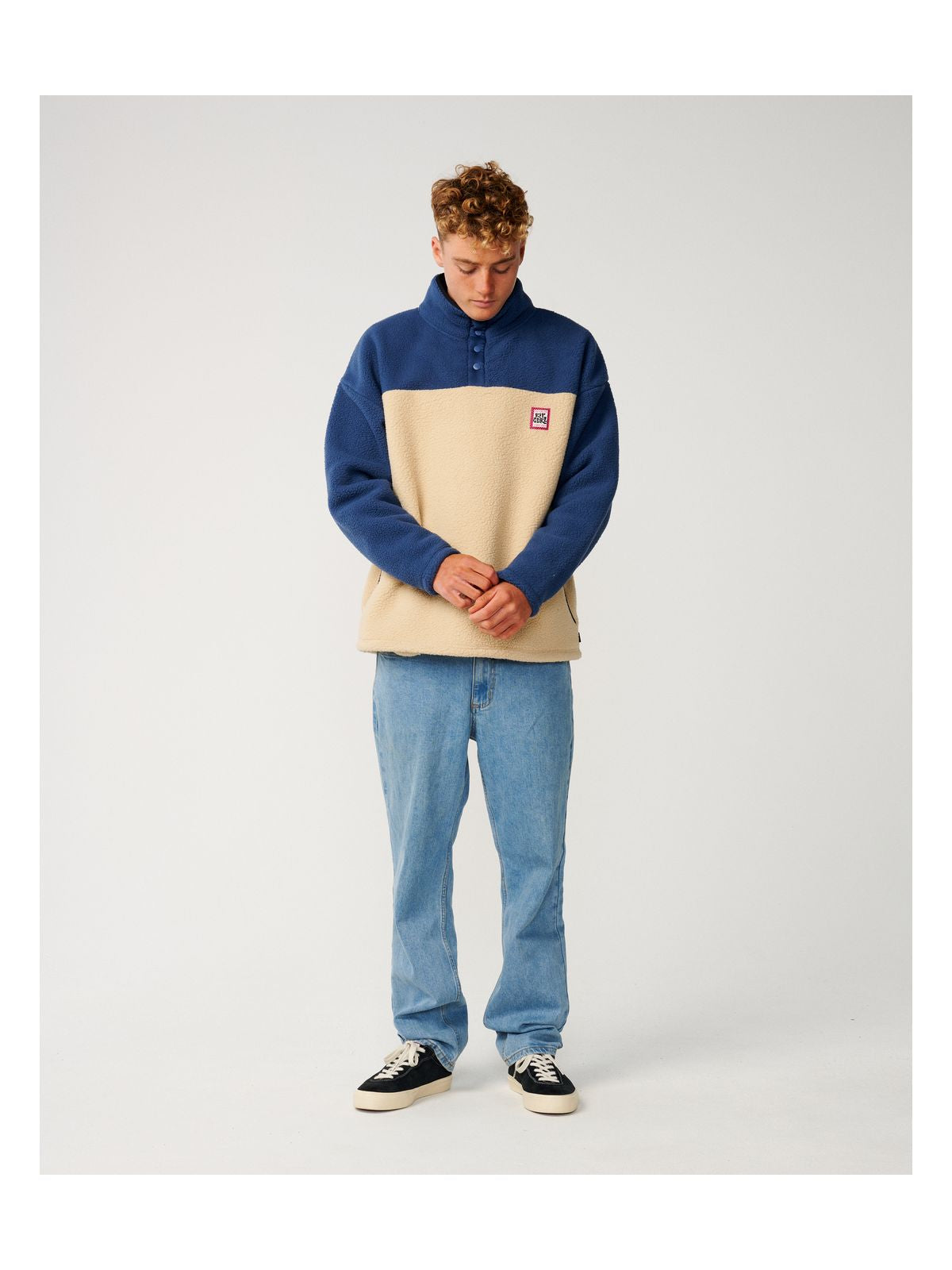 Polar męski RIP CURL Streamline Half Colar Polar męski zielony