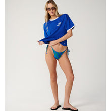 Koszulka damska RIP CURL Tropical Desire Oversize Tee niebieska
