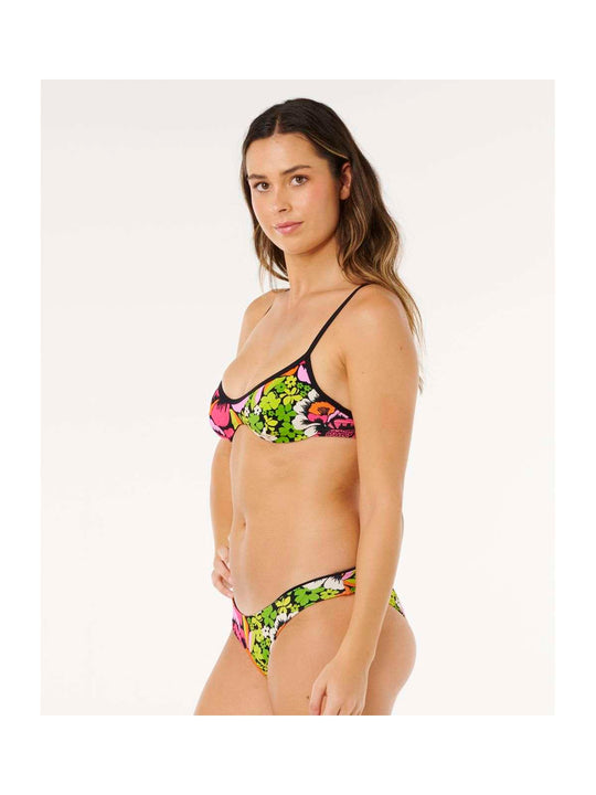 Stanik damski RIP CURL Blooming D-Dd Top multikolor
