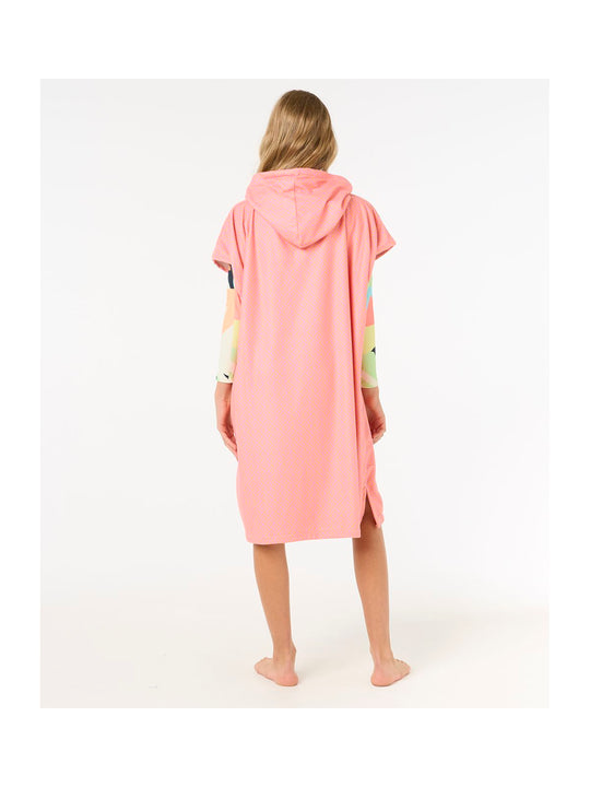 Ponczo RIP CURL Mixed Hooded Towel-Girl pomarańczowy
