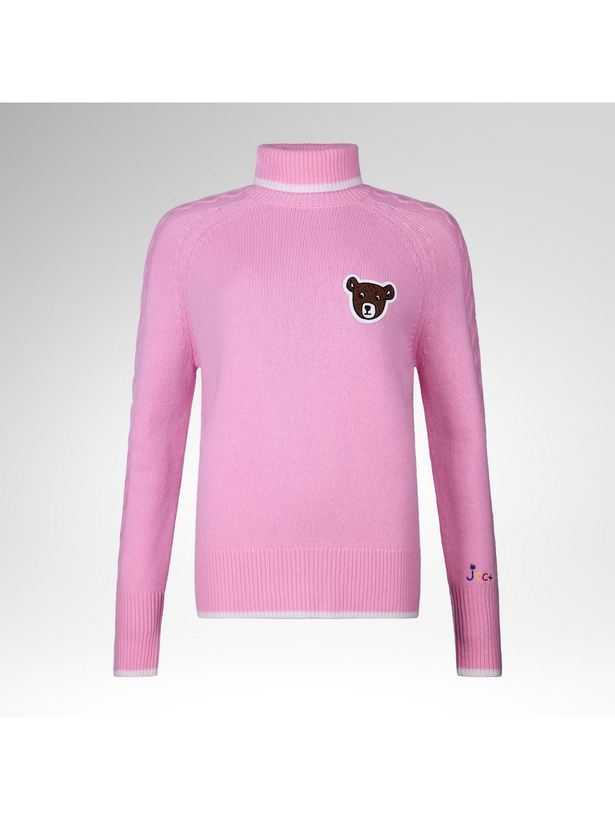 Sweter damski ROSSIGNOL W Jcc Graphic Turtle Neck Swea różowy