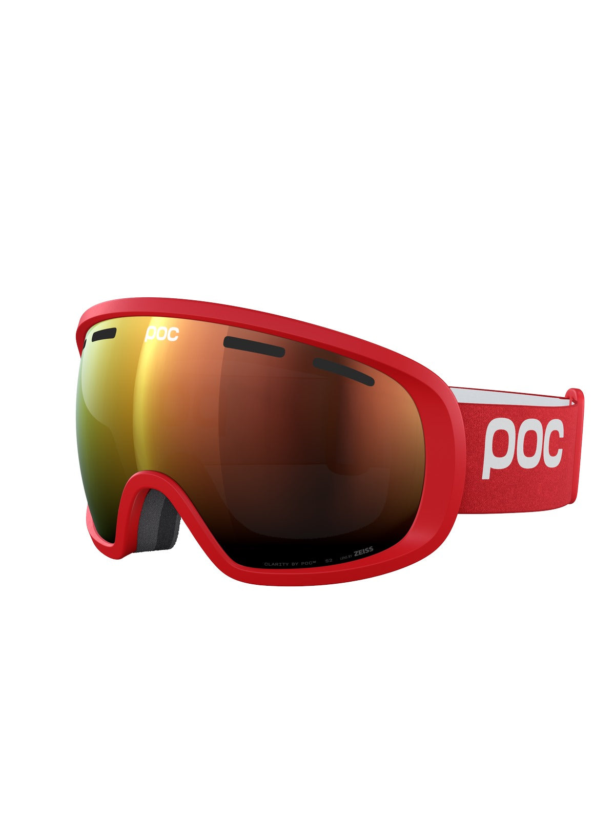 Gogle narciarskie POC Fovea Wide Fit czerwony Cat 2