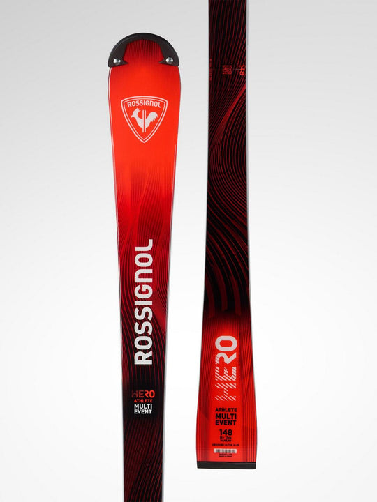 Narty ROSSIGNOL Hero Multievent 127-148 + wiązania LOOK Nx 7 Gw Rtl B83 Black
