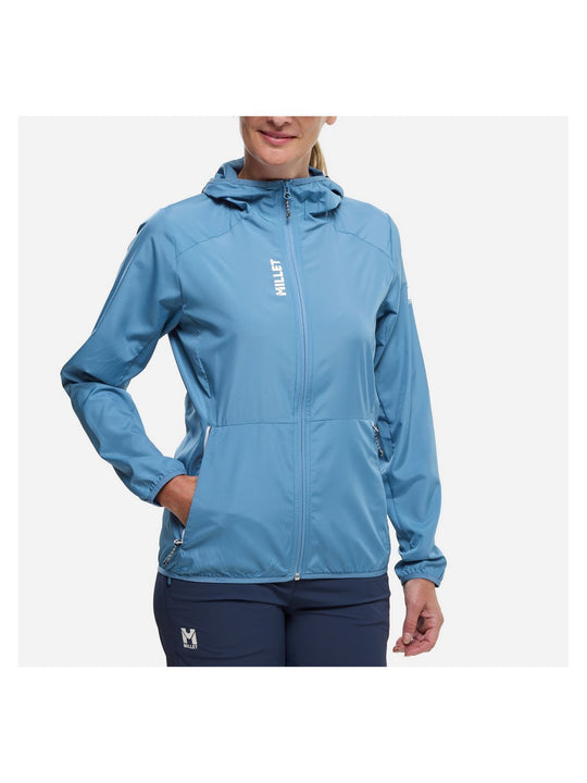 Kurtka damska MILLET Parmelan Windbreaker Hoodie W niebieska
