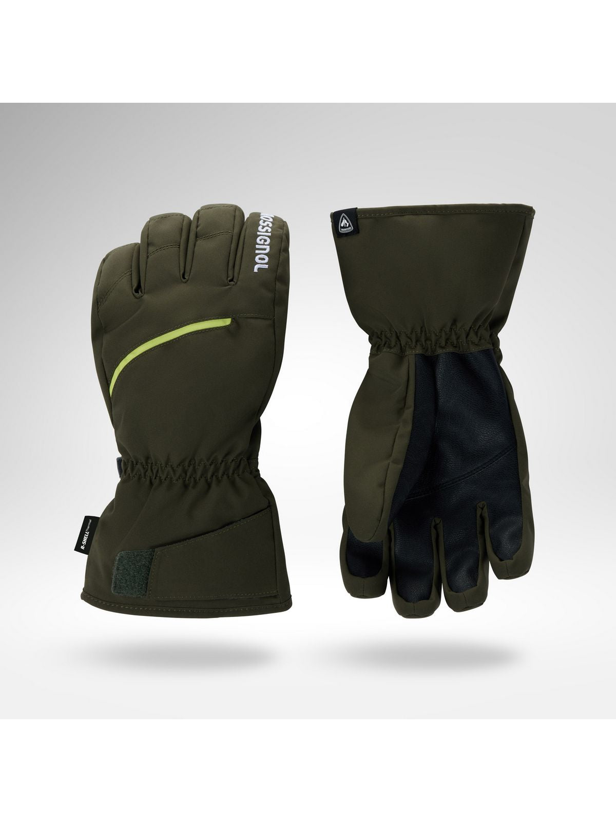 Rękawice narciarskie męskie ROSSIGNOL M Perf Ski Gloves R-Shell Ther zielone