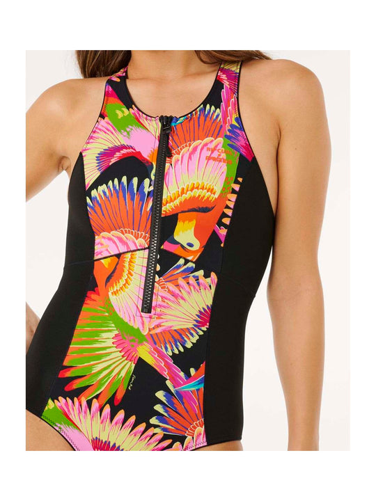 Kostium damski RIP CURL Mirage Zip Front One Piece multikolor

