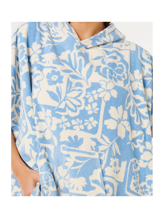 Ponczo damskie RIP CURL Mixed Hooded Towel zielone
