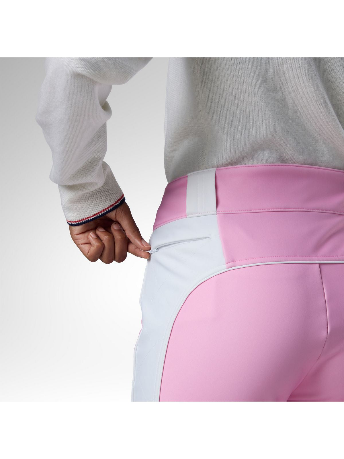 Spodnie narciarskie damskie ROSSIGNOL W Jcc Softshell Ski Pant różowe