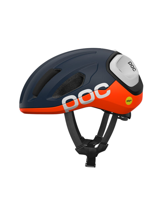 Kask rowerowy POC Amidal grantowo pomarańczowy
