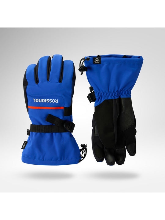 Rękawice narciarskie męskie ROSSIGNOL M Action Ski Gloves R-Shell Dr niebieskie
