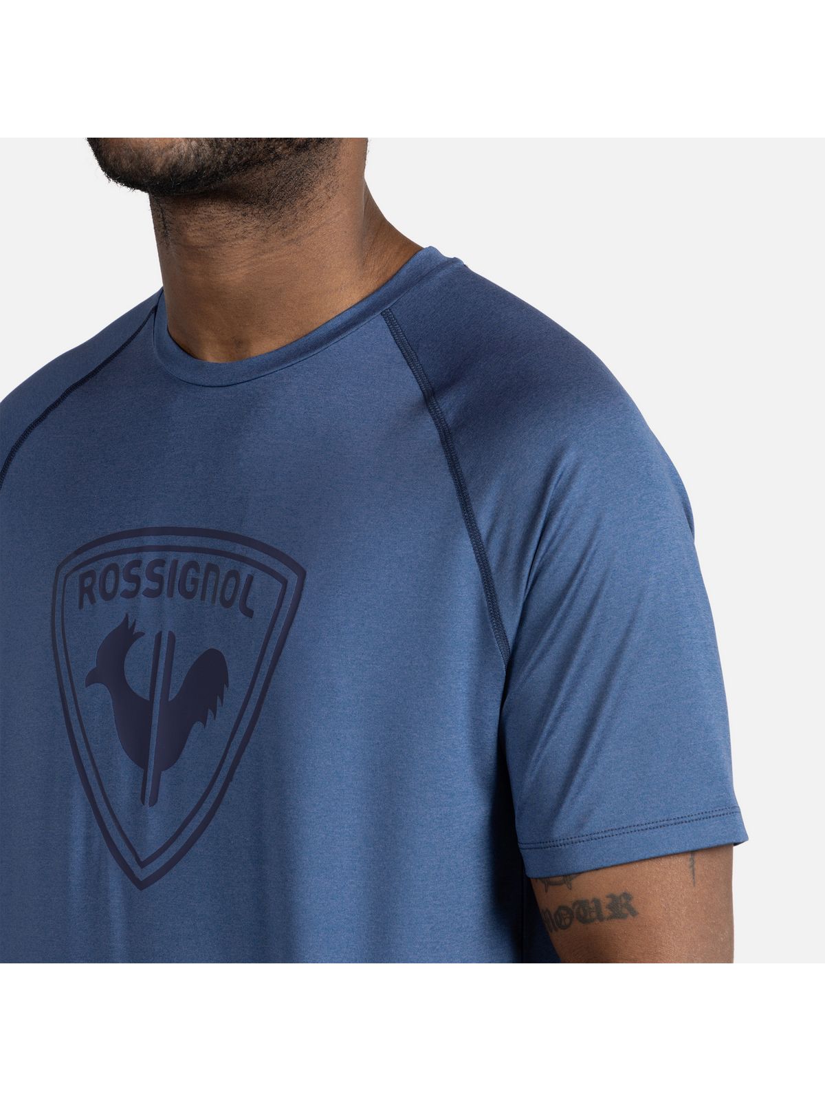 Koszulka treningowa męska ROSSIGNOL Westweg Shield Tee granatowy - Adventure Sports