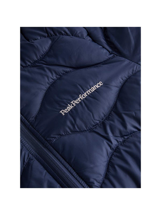 Kurtka puchowa Peak Performance W Helium Down Hood Jacket granatowy
