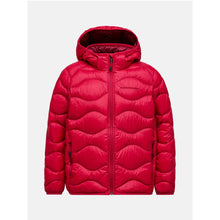 Kurtka PEAK PERFORMANCE Helium Down Hood Jacket Junior bordowy
