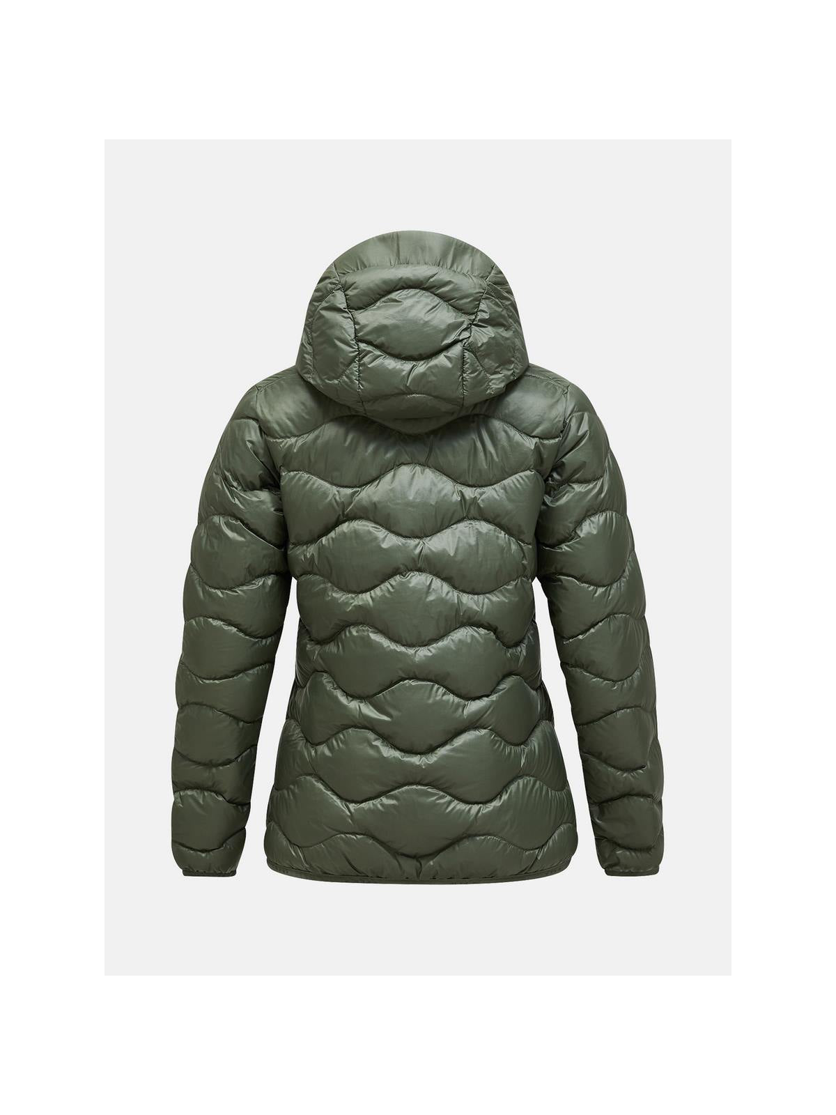 Damska kurtka puchowa Peak Performance W Helium Down Hood Jacket zielony