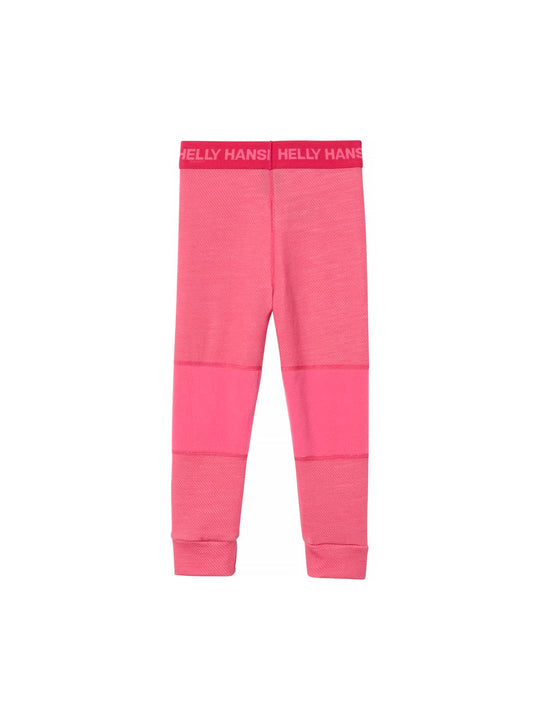 Bielizna termiczna dziecięca HELLY HANSEN K GRAPHIC LIFA MERINO SET różowa
