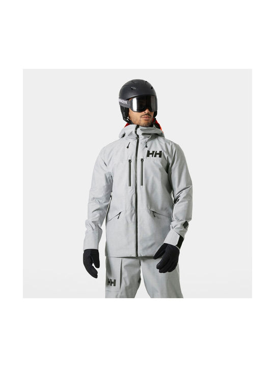 Kurtka narciarska męska HELLY HANSEN GARIBALDI 2.0 JACKET szara
