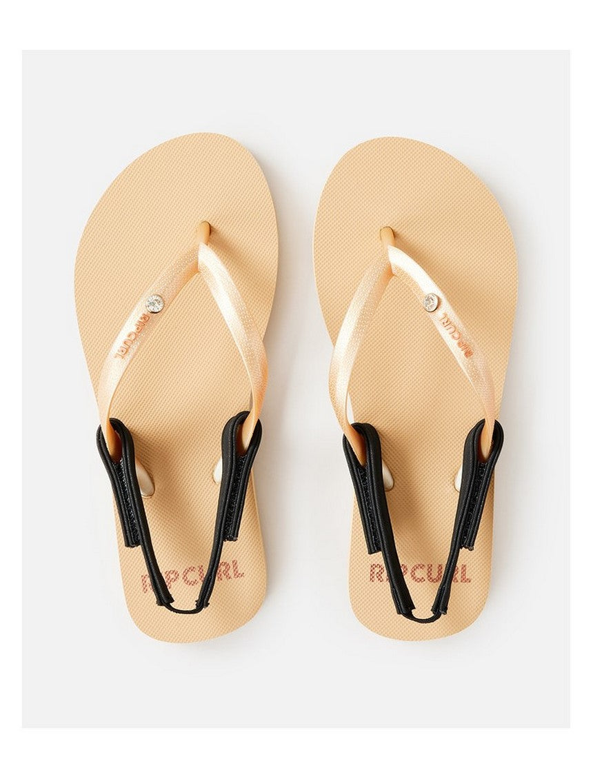 Japonki plażowe dziewczęce RIP CURL Premium Surf Bloom O/T-Girl złote