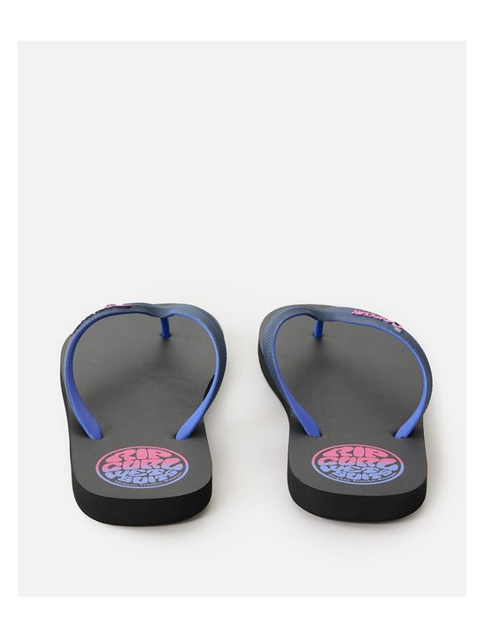Japonki plażowe męskie RIP CURL Wetty Fade Bloom Open Toe granatowe
