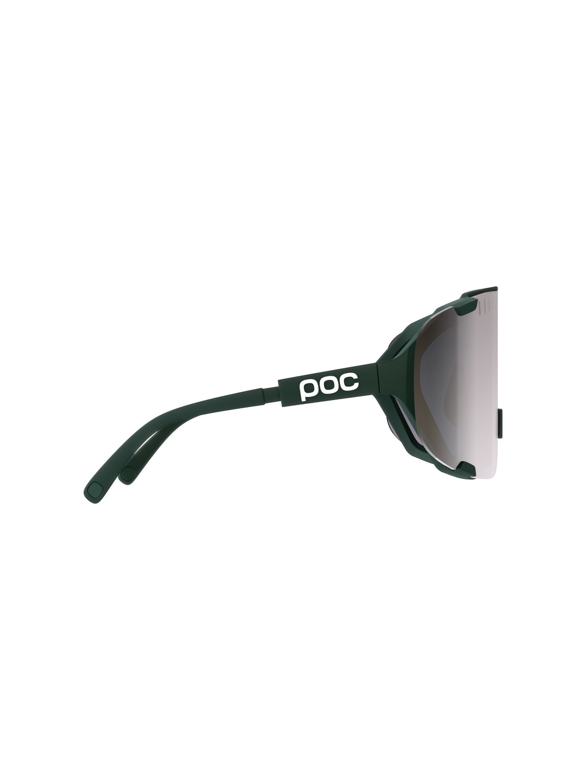 Okulary rowerowe POC Devour Wide Fit zielone - Clarity Road/Sunny Silver cat.3