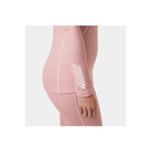 Koszulka damska HELLY HANSEN W Lifa Merino Midweight Crew kolor różowy
