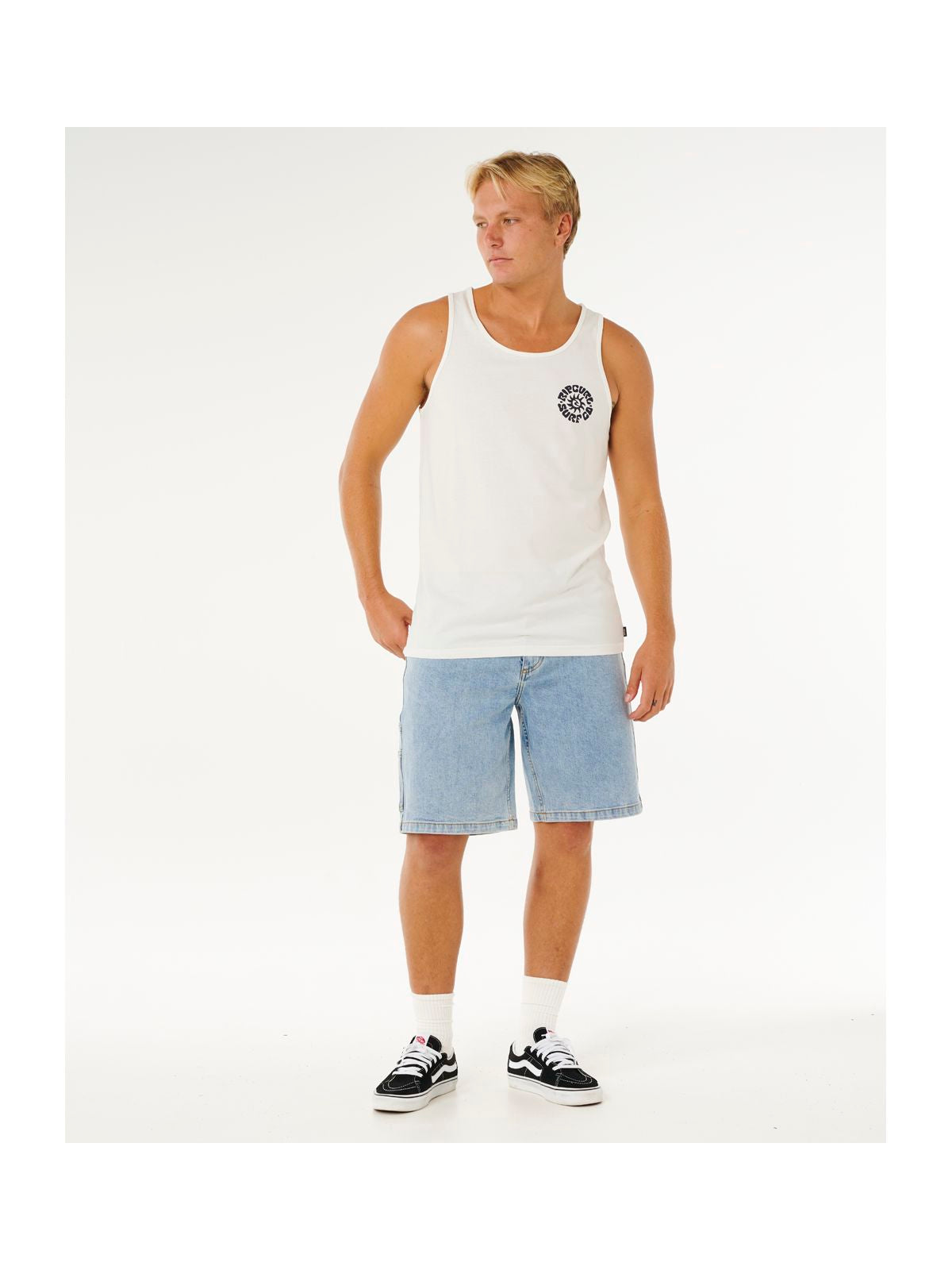 Koszulka męska RIP CURL Pacific Rinse Tank biała