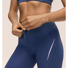 Legginsy treningowe damskie CASALL Performance Running Bikers kolor granatowy
