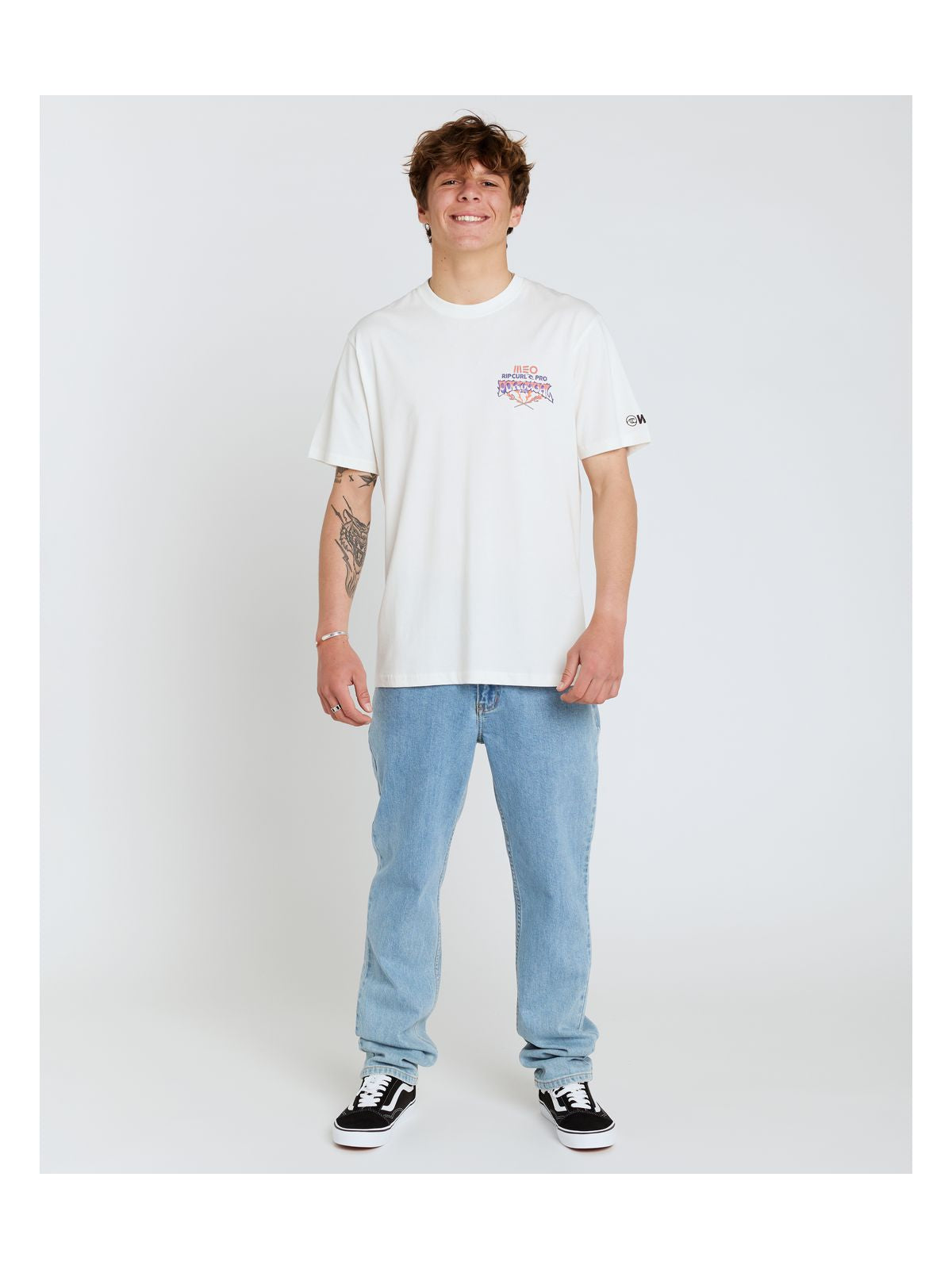 Koszulka RIP CURL Meo Rip Curl Pro Tee biały