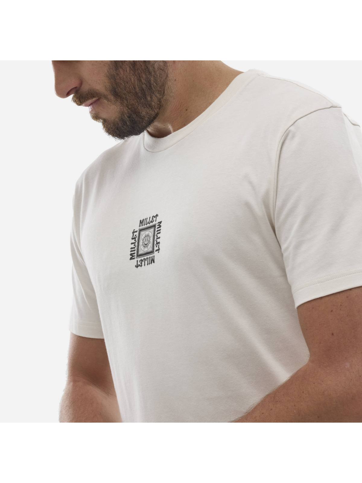 Koszulka MILLET CIMAICOLLAB TS SS M beżowy - Adventure Sports