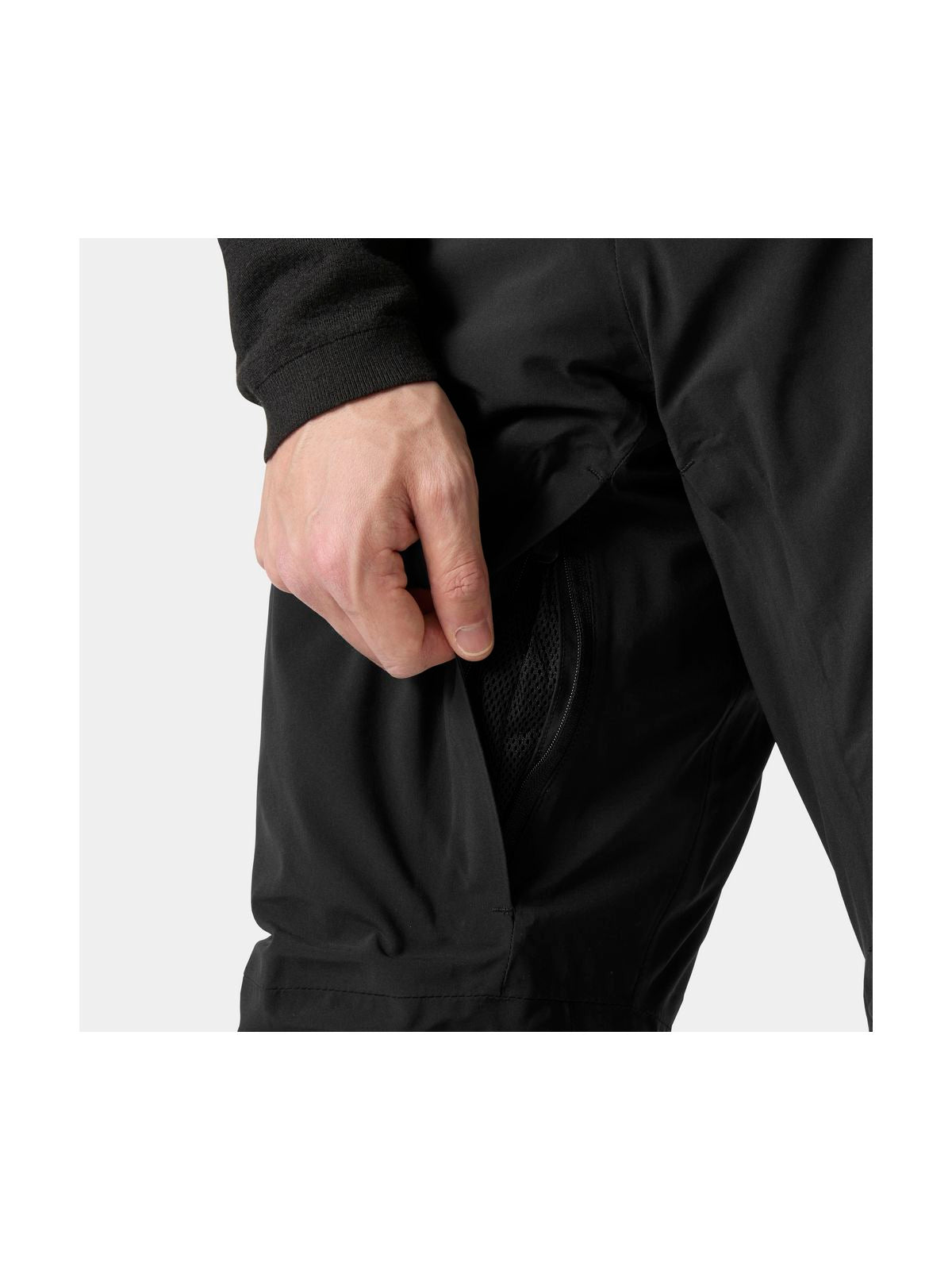 Spodnie narciarskie męskie HELLY HANSEN ALPHA BIB PANT czarne