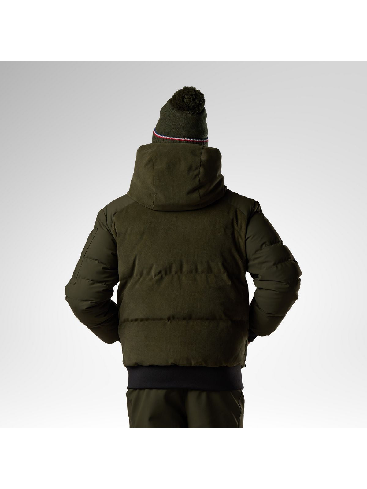 Kurtka narciarska męska ROSSIGNOL M Resort Corduroy Down Bomber zielona
