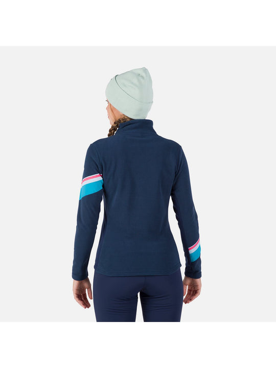 Bluza damska ROSSIGNOL W Strawpile Fleece Hz granatowy

