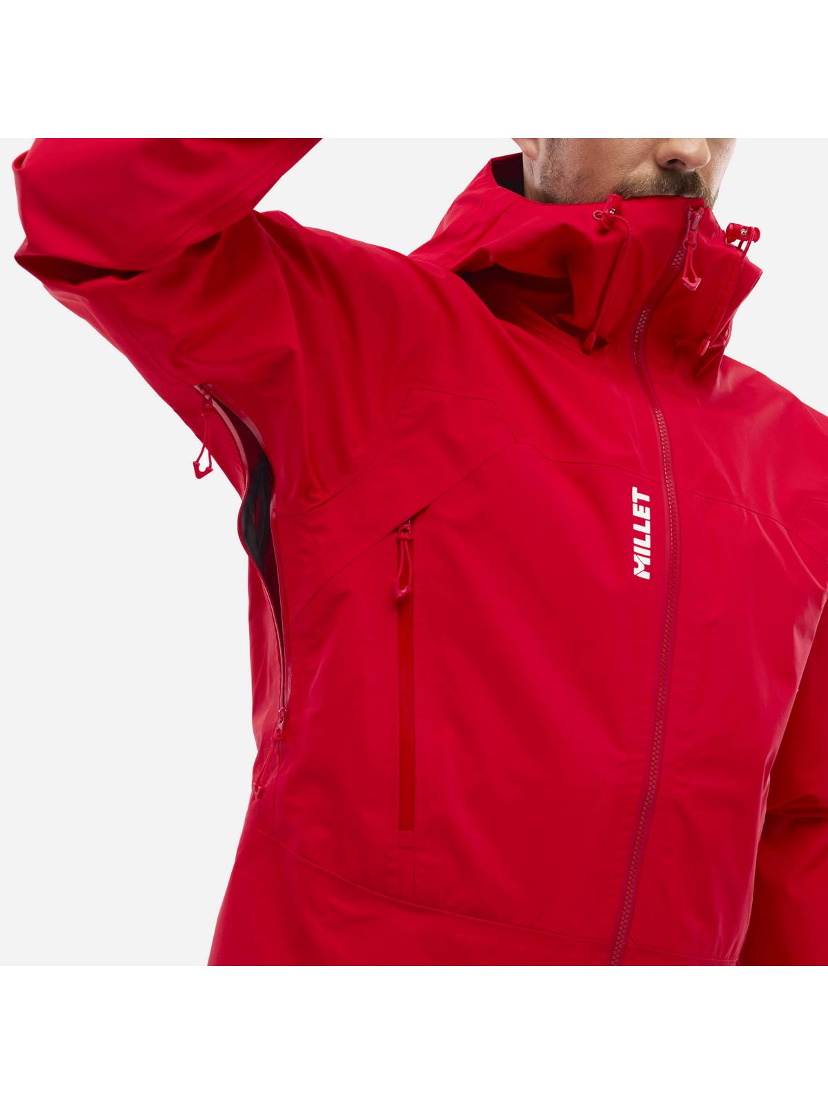 Kurtka MILLET KAMET LIGHT GTX JKT M czerwony - Adventure Sports