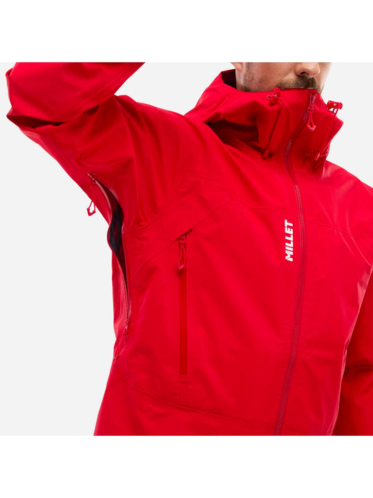 Kurtka MILLET KAMET LIGHT GTX JKT M czerwony - Adventure Sports
