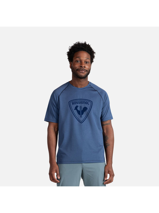 Koszulka treningowa męska ROSSIGNOL Westweg Shield Tee granatowy - Adventure Sports
