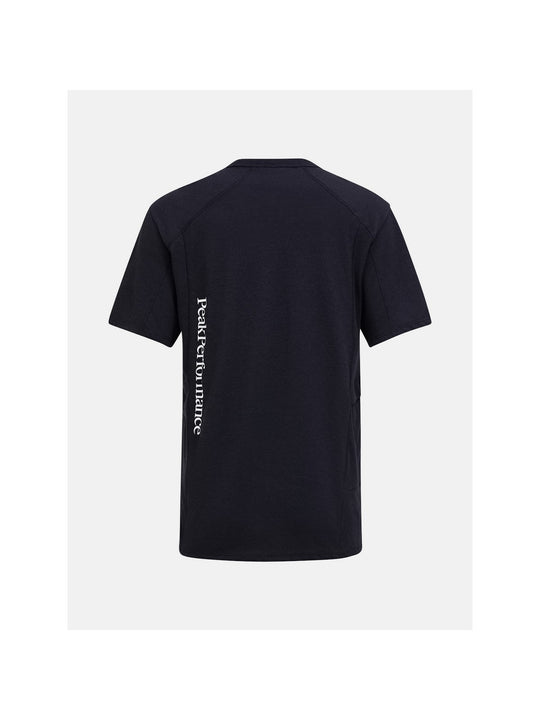 Koszulka rowerowa damska PEAK PERFORMANCE W Trail Wool Blend SS czarna
