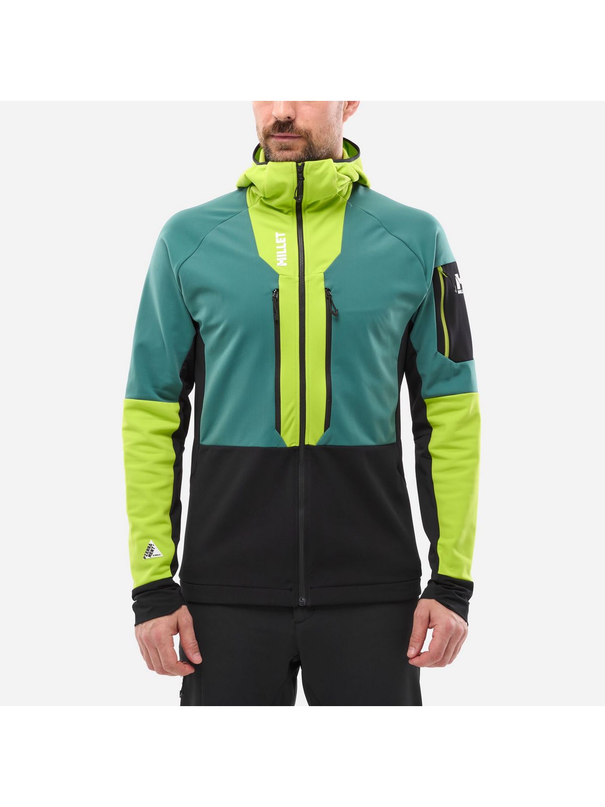 Kurtka narciarska męska MILLET M PIERRAENT HOODIE czarna