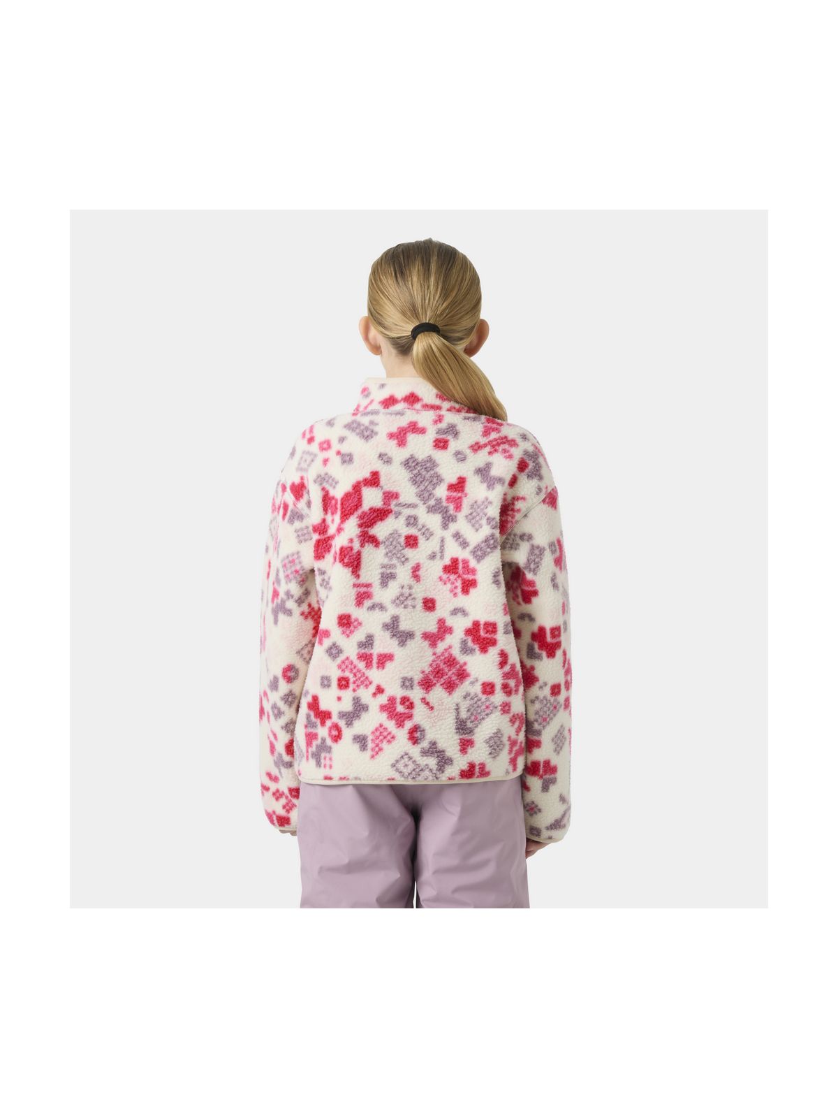Polar dziecięcy HELLY HANSEN Jr Frosty Pile Sweater multikolor