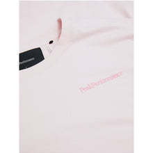 Koszulka damska PEAK PERFORMANCE Original Small Logo Tee różowa
